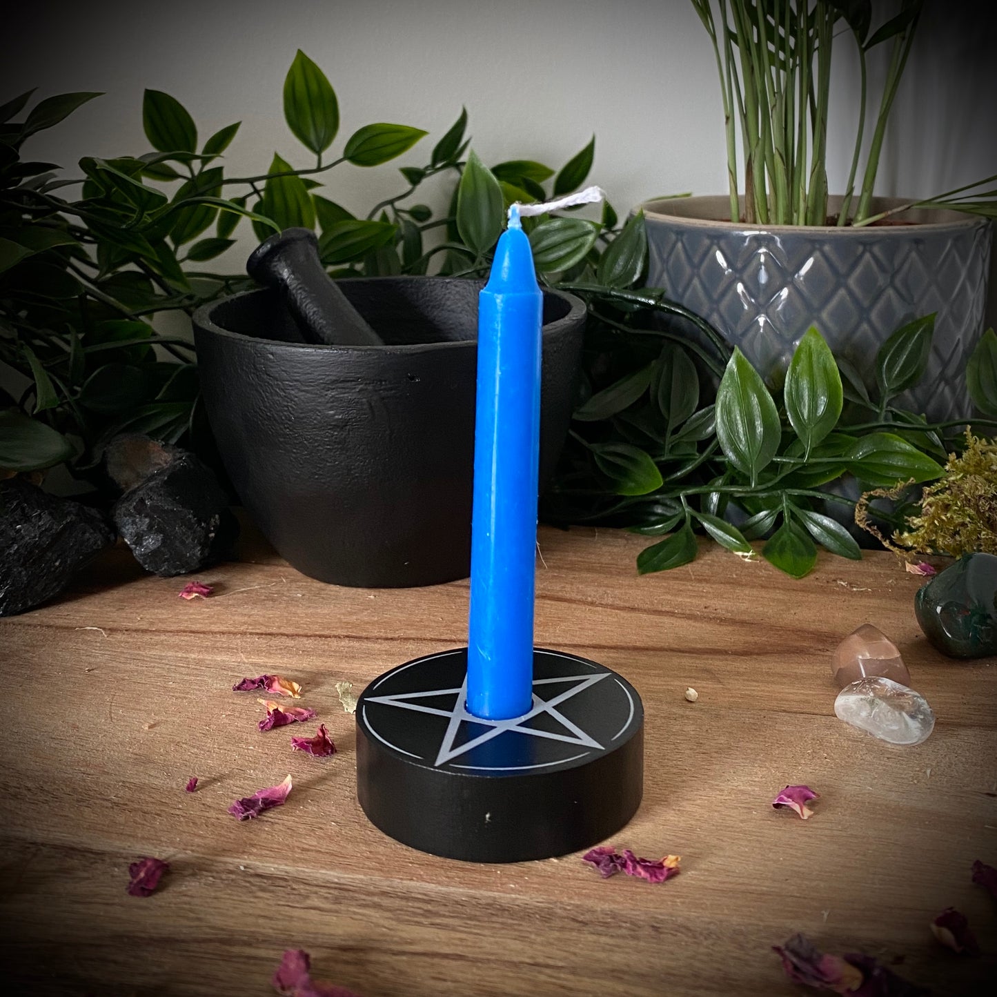 Spell candle holder