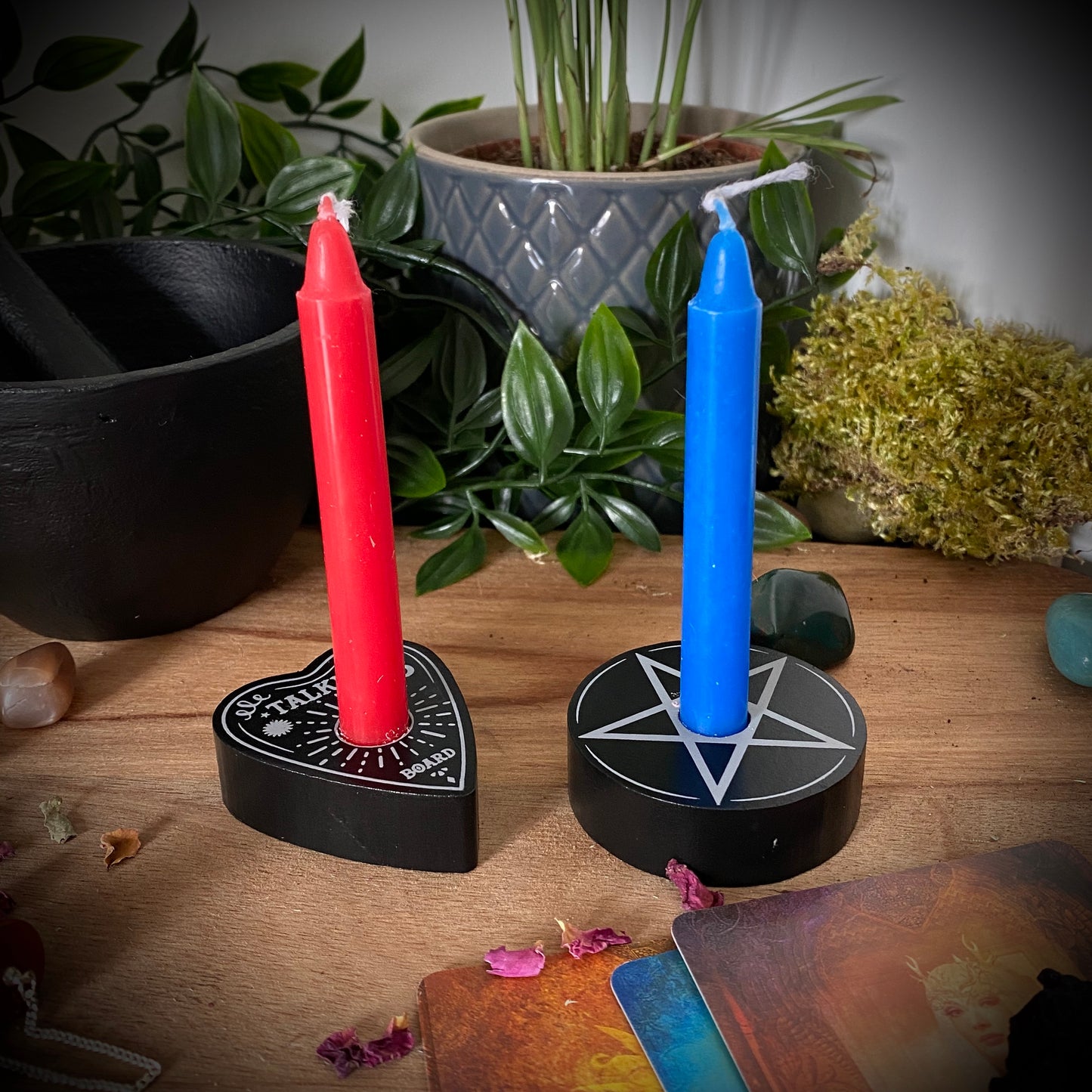 Spell candle holder