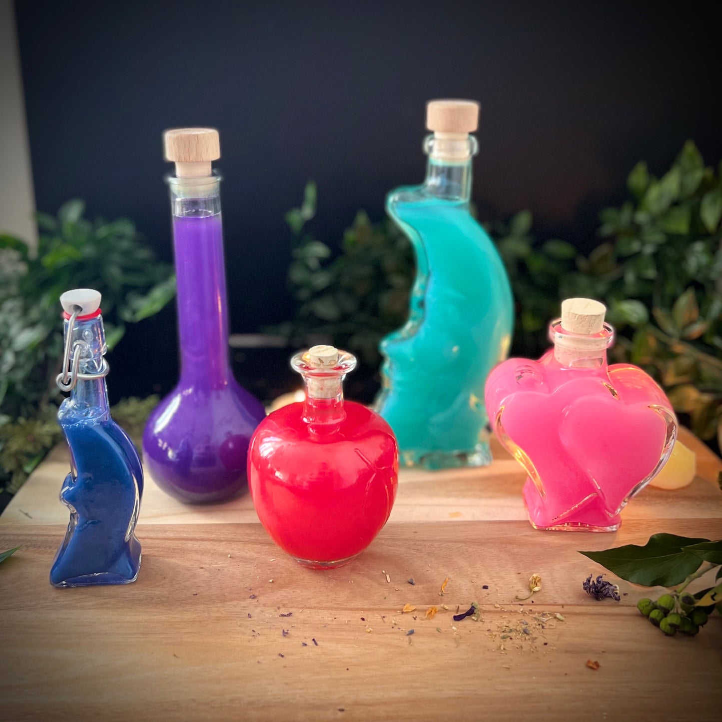 Round bottom potion bottle