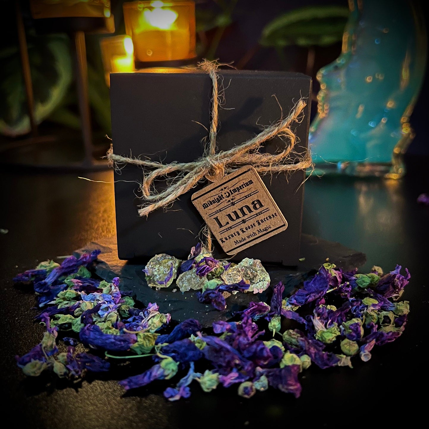 Luna loose Incense | Luxury blend of roots resins botanicals and essential oils