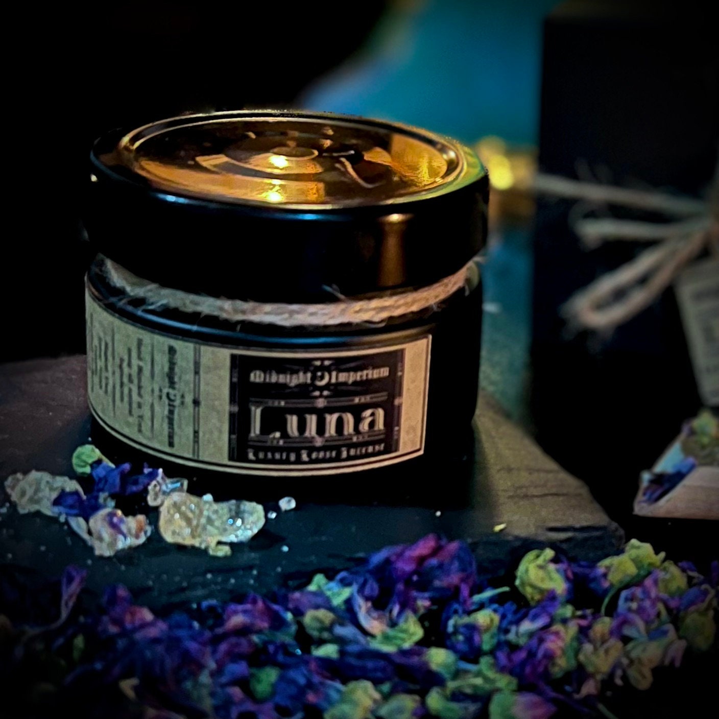 Luna loose Incense | Luxury blend of roots resins botanicals and essential oils