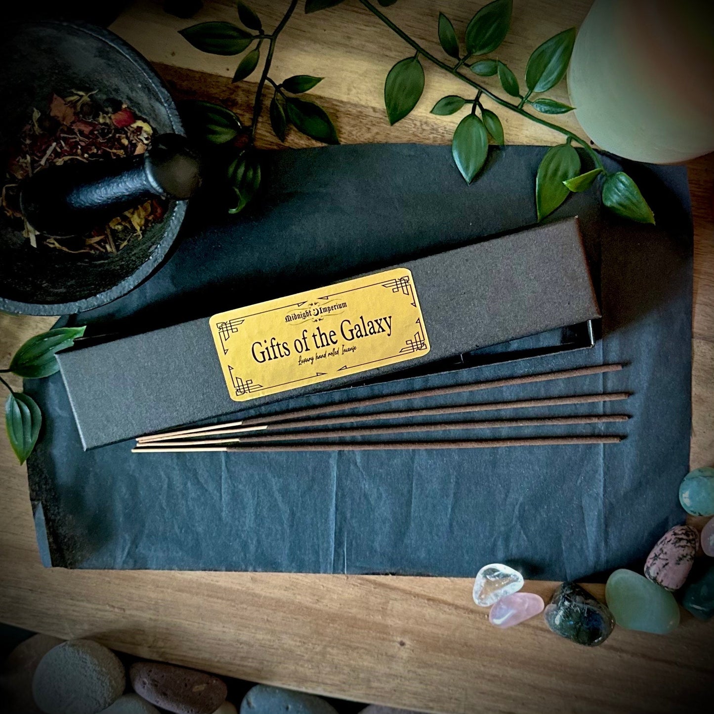 Gifts of the Galaxy  - Intention Incense  | Hand Rolled natural Incense