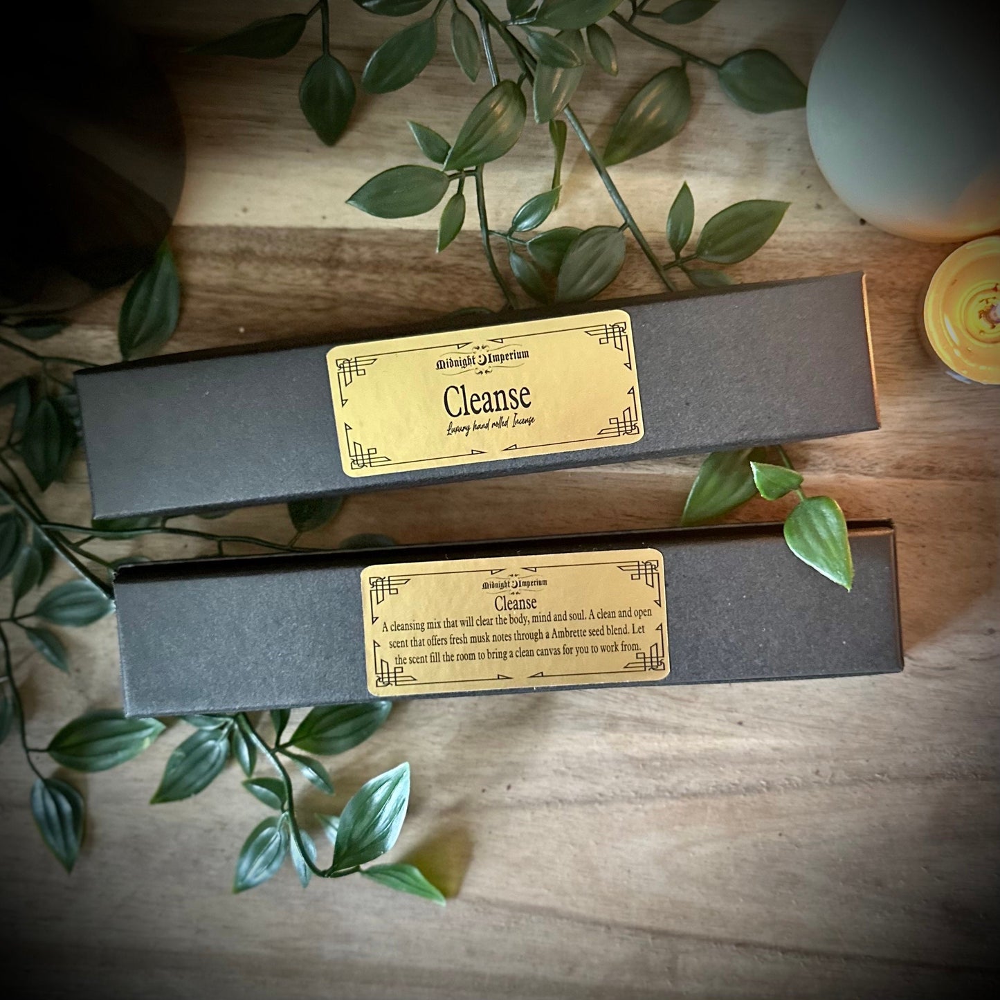 cleanse - Intention Incense  | Hand Rolled natural Incense