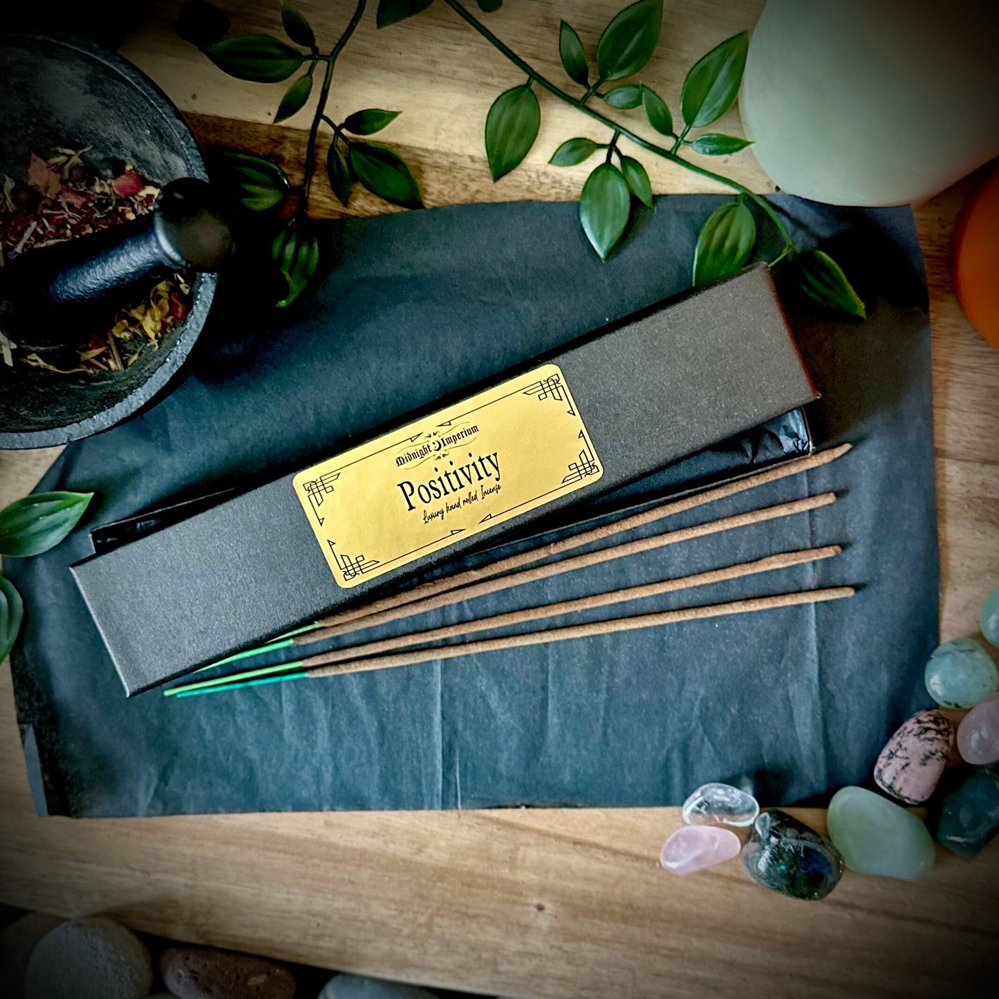 Positivity - Intention Incense  | Hand Rolled natural Incense