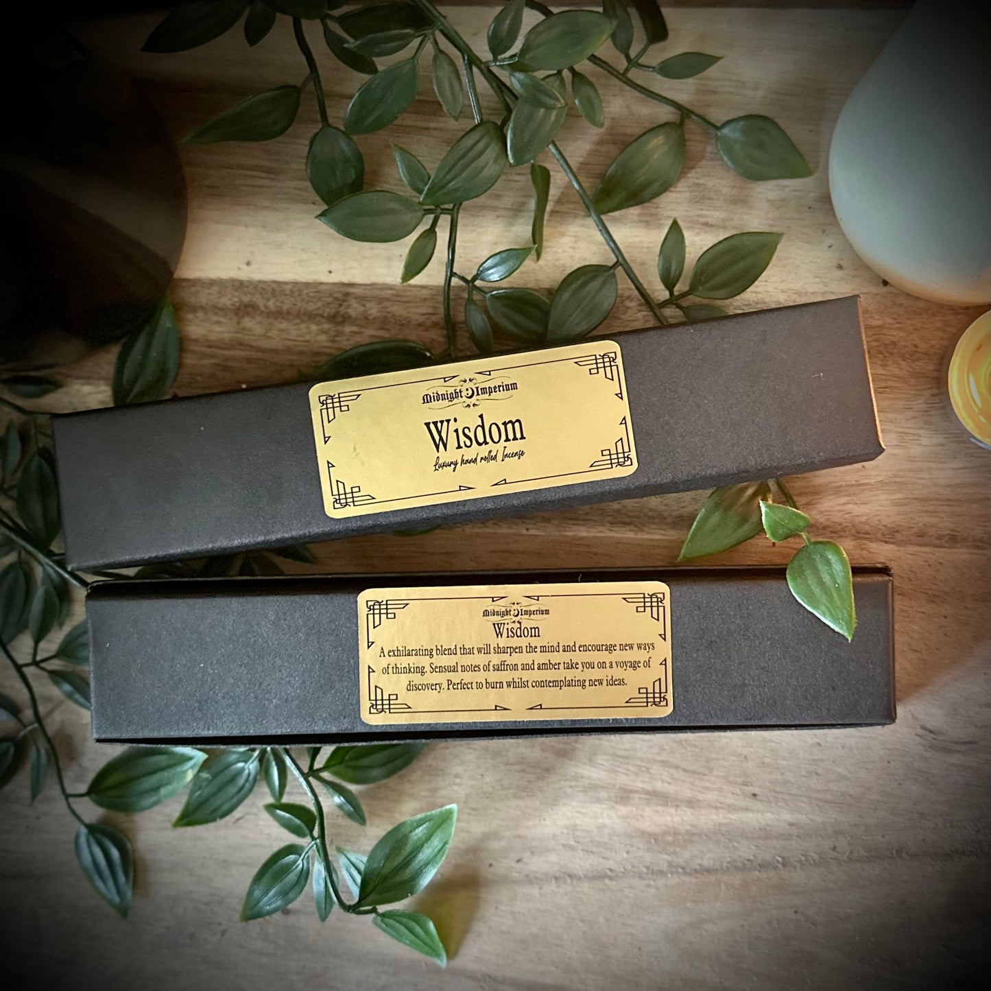 Wisdom - Intention Incense  | Hand Rolled natural Incense