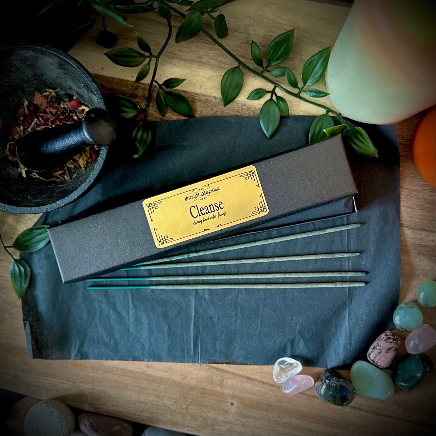 cleanse - Intention Incense  | Hand Rolled natural Incense