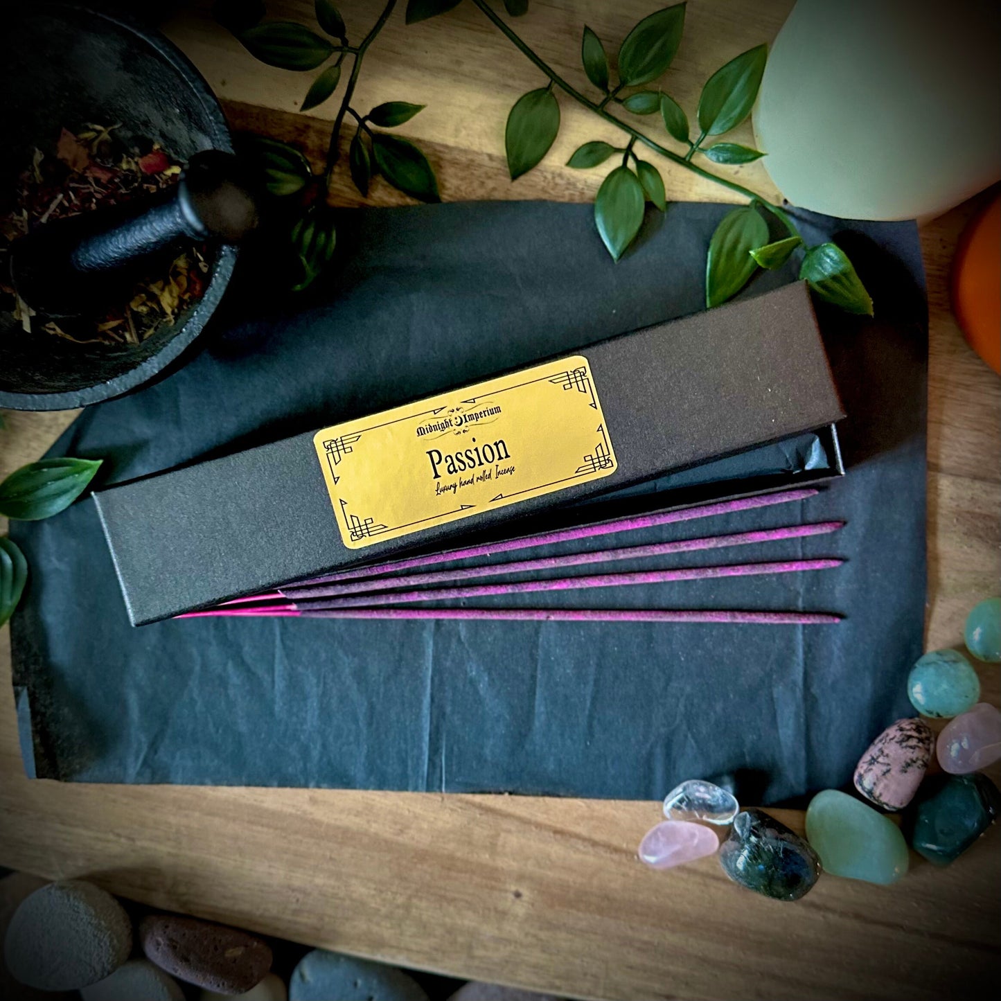 Passion - Intention Incense  | Hand Rolled natural Incense