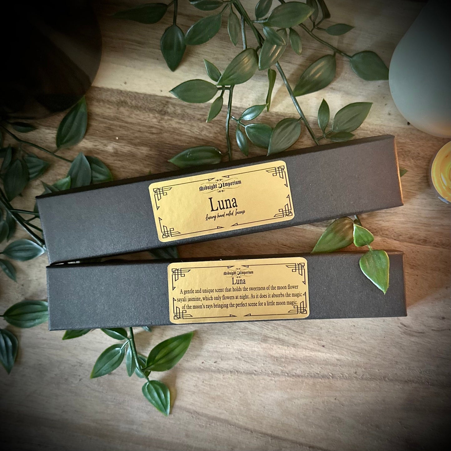 Luna - Intention Incense  | Hand Rolled natural Incense